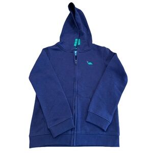 Lightning Bug NWT Navy Dinosaur Zip-Up Hoodie Kids Size 6 Sweatshirt